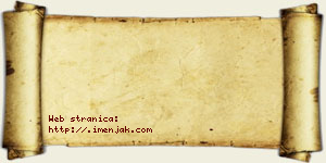 Jelena Obrenović vizit kartica